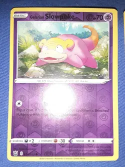 Pokemon GALARIAN SLOWPOKE 054/163 Battle Styles Rev Holo MINT RARE - Image 1