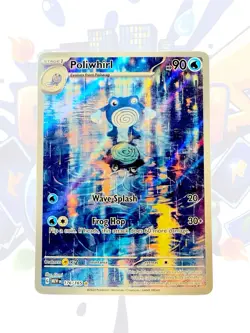 Pokemon Poliwhirl 176/165 Scarlet & Violet 151 Full Art Holo Illust. Near Mint - Image 1