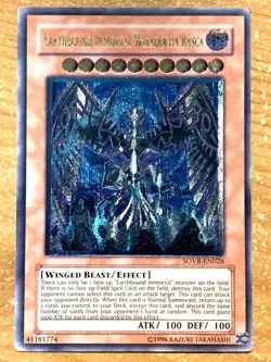 Yugioh! Earthbound Immortal Wiraqocha Rasca SOVR-EN026 Ultimate Unlimited LP - Image 1