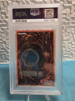 PSA 9 Mint 2003 Red-Eyes Black Dragon SDJ-001 1st ED Ultra Rare YuGiOh English - Image 2
