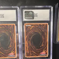 Konami Yu-Gi-Oh! CGC 10 secret Graded Dark Magician Girl & Dark Magician JP F - Image 3