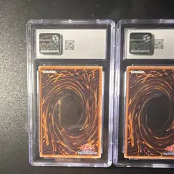 Konami Yu-Gi-Oh! CGC 10 secret Graded Dark Magician Girl & Dark Magician JP F - Image 4