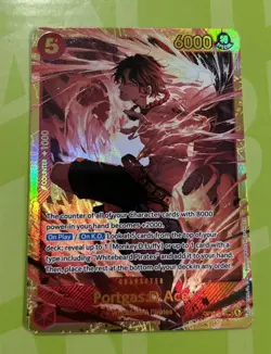 Bandai One Piece Portgas D Ace OP16-118 SEC English - Image 1