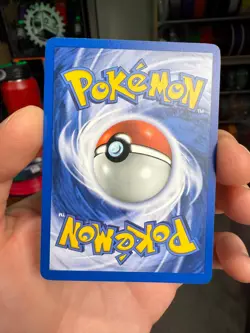 Pokemon Hitmonchan 8/130 WotC Base Set 2 Holo Rare LP - SWIRL - Image 5