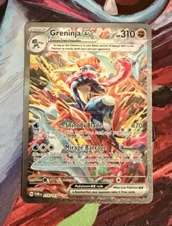 Greninja ex 214/167 Sv06 Twilight Masquerade SIR Full Art Holo English - Image 1