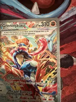 Greninja ex 214/167 Sv06 Twilight Masquerade SIR Full Art Holo English - Image 3