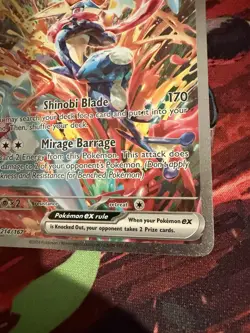 Greninja ex 214/167 Sv06 Twilight Masquerade SIR Full Art Holo English - Image 4