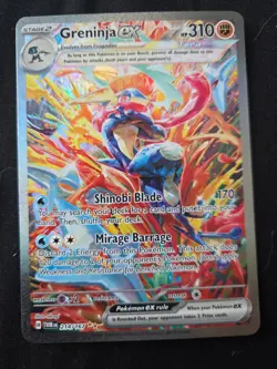 Greninja ex 214/167 Sv06 Twilight Masquerade SIR Full Art Holo - Image 3
