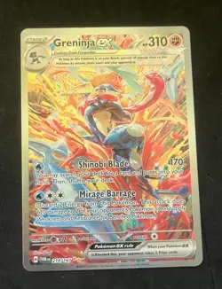 Greninja ex Sv06 Twilight Masquerade 214/167 SIR Full Art Holo Eng 310HP - Image 1