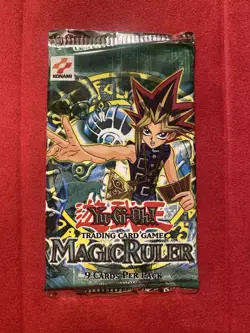 2002 Yu-Gi-Oh! Magic Ruler Booster Pack Unlimited English MRL Sealed - Image 3