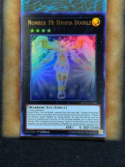 Yugioh Number 39: Utopia Double DUPO-EN008 Ultra Rare 1st Ed LP - Image 1