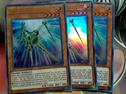 Yugioh Star Seraph Scepter X3 Ultra Rare DUPO-EN060 1st Ed LP Playset - Image 1