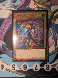Yu-Gi-Oh! - TCG Dark Magician (8th Art) - RA04-EN106 -Platinum Secret Rare -M/NM - Image 1