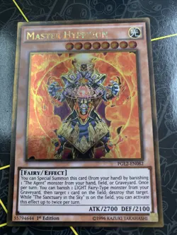 Master Hyperion - PGL2-EN082 - Gold Rare - 1st Edition YuGiOh - Image 1