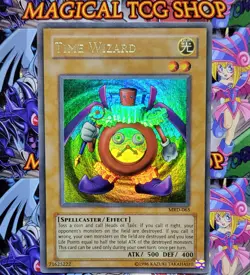 Yugioh Time Wizard Metal Raiders Ultra Rare MRD-065 Original Print Konami 2002 - Image 1