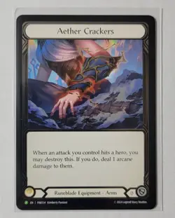 Aether Crackers - Flesh and Blood Event Promo Card - Image 1