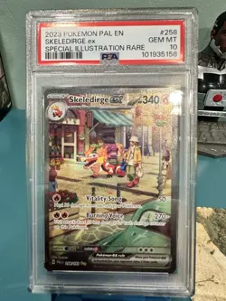 Pokemon Skeledirge EX TCG Holo Hyper Rare Card 272/193 Paldea Evolved PSA 10 - Image 1