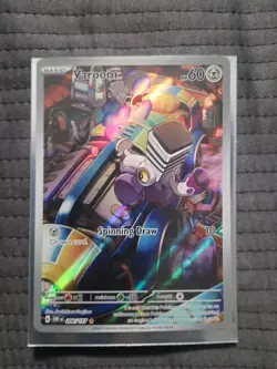 Pokemon Varoom Holo Trading Card Spinning Draw 60 HP - Image 1