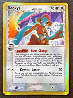 Deoxys 5/110 EX Holon Phantoms Pokemon Card Holo Foil Rare MP - Image 1