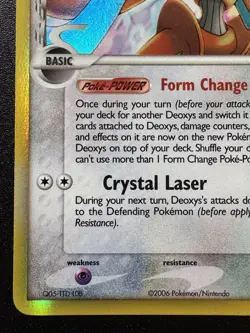 Deoxys 5/110 EX Holon Phantoms Pokemon Card Holo Foil Rare MP - Image 5