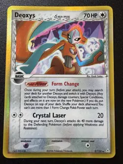 Deoxys 5/110 EX Holon Phantoms Pokemon Card Holo Foil Rare LP - Image 1