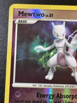 Mewtwo 9/100 D&P Majestic Dawn Pokemon Card Reverse Holo Foil Rare LP - Image 3