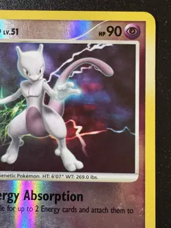 Mewtwo 9/100 D&P Majestic Dawn Pokemon Card Reverse Holo Foil Rare LP - Image 4