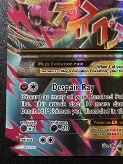 M Gardevoir EX 112/114 XY Steam Siege Pokemon Card Holo Foil Rare Full Art LP - Image 5