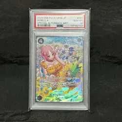PSA10 Rebecca SP OP06 Special Parallel Card One Piece TCG Japan Rare - Image 1