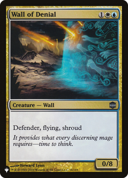 Wall of Denial (REGULAR) x1 - MTG The List PLST #ARB-16 - Image 1