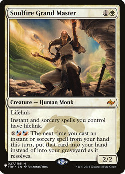 Soulfire Grand Master (REGULAR) x1 - MTG The List PLST #FRF-27 - Image 1