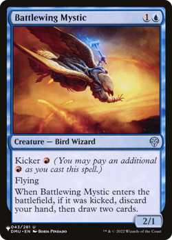 Battlewing Mystic (REGULAR) x1 - MTG The List PLST #DMU-43 - Image 1