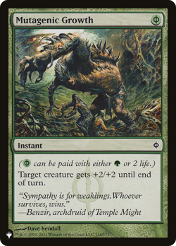 Mutagenic Growth (REGULAR) x1 - MTG The List PLST #NPH-116 - Image 1