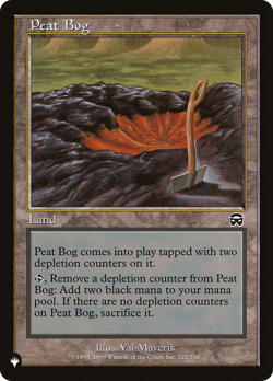 Peat Bog (REGULAR) x1 - MTG The List PLST #MMQ-322 - Image 1