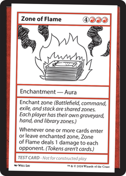 Zone of Flame (REGULAR) x1 - MTG Mystery Booster 2 MB2 #571 - Image 1