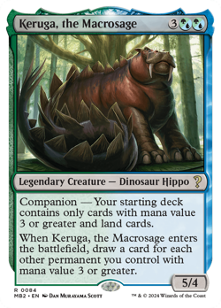 Keruga, the Macrosage (REGULAR) x1 - MTG Mystery Booster 2 MB2 #84 - Image 1