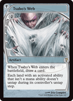 Tsabo's Web (REGULAR) x1 - MTG Mystery Booster 2 MB2 #143 - Image 1