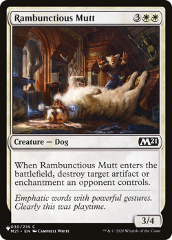 Rambunctious Mutt (REGULAR) x1 - MTG The List PLST #M21-30 - Image 1