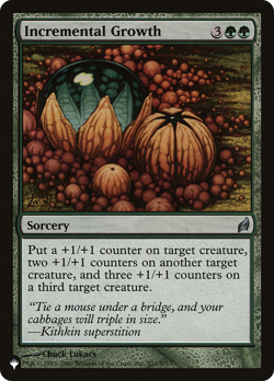 Incremental Growth (REGULAR) x1 - MTG The List PLST #LRW-221 - Image 1