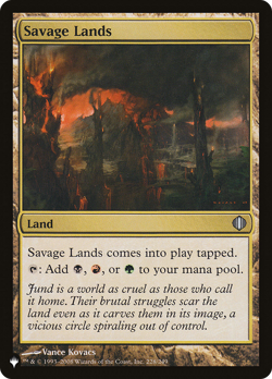 Savage Lands (REGULAR) x1 - MTG The List PLST #ALA-228 - Image 1