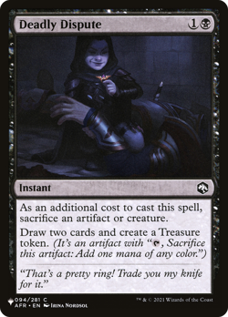 Deadly Dispute (REGULAR) x1 - MTG The List PLST #AFR-94 - Image 1