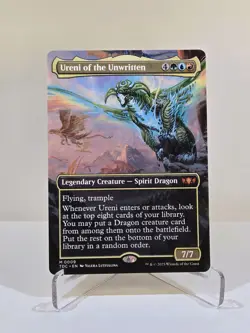 MTG Ureni of the Unwritten (Borderless) Commander: Tarkir: Dragonstorm Regular - Image 1