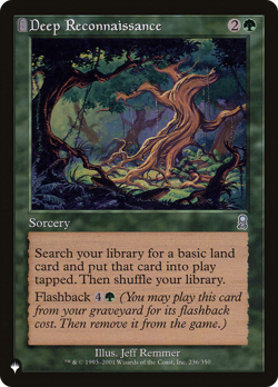 Deep Reconnaissance (REGULAR) x1 - MTG The List PLST #ODY-236 - Image 1