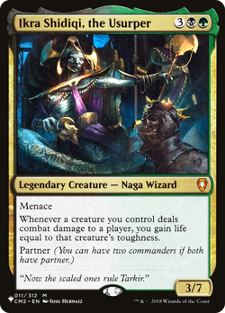 Ikra Shidiqi, the Usurper (REGULAR) x1 - MTG The List PLST #CM2-11 - Image 1