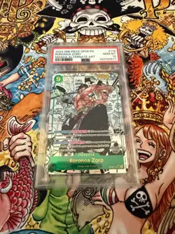 2024 One Piece Zoro Manga OP06 PSA 10 English - Image 1