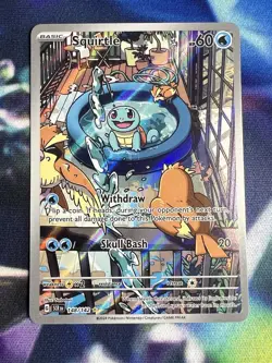 Squirtle 148/142 Sv07: Stellar Crown Holo Illustration Rare NM FAST SHIPPING - Image 1