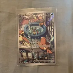 Squirtle 148/142 Sv07 Stellar Crown Illustration Rare Holo English - Image 1