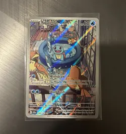 Pokemon Company Squirtle 148/142 SV07 Stellar Crown Illustration Rare Holo ENG - Image 1