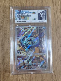 Squirtle Illustration Rare Holo Sv07 Stellar Crown 148/142 Ace Grading 9 2024 - Image 1