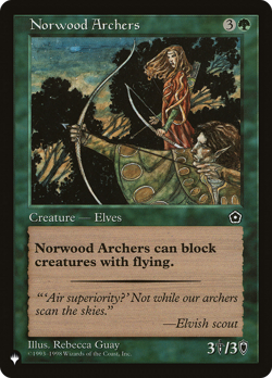 Norwood Archers (REGULAR) x1 - MTG The List PLST #P02-136 - Image 1